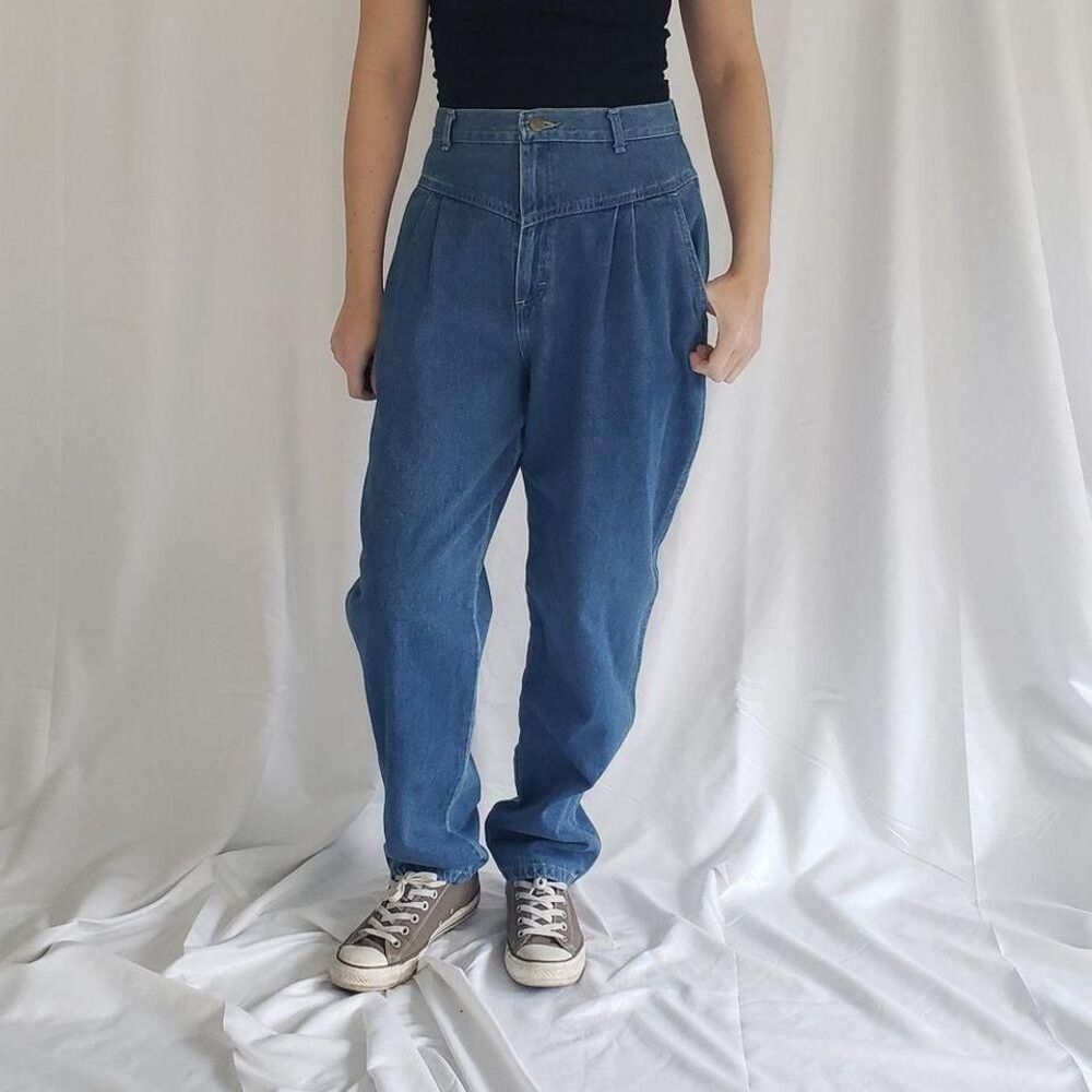 80s High‎ Rise Pleated Jeans